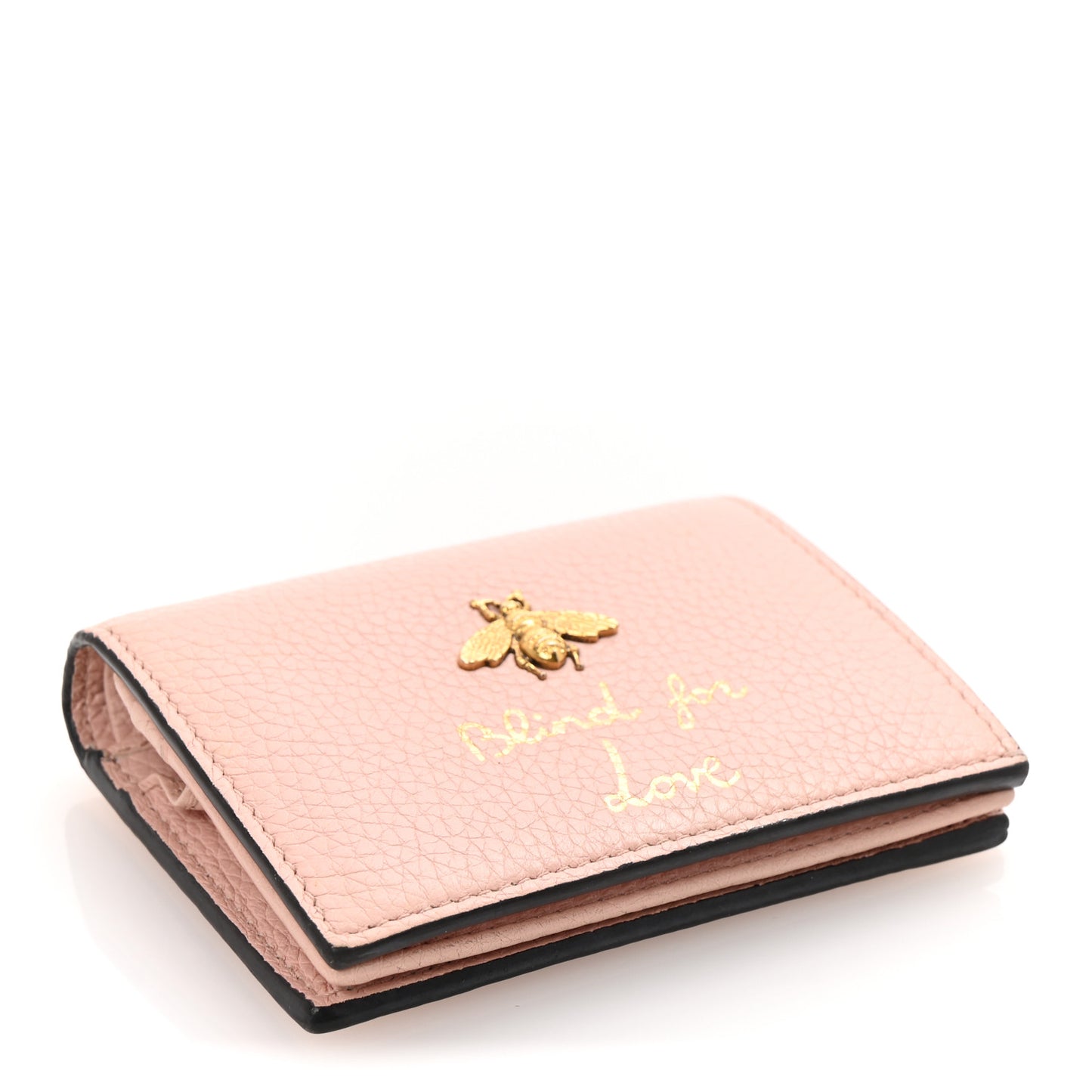 Cellarius Calfskin Blind for Love Card Case Wallet Perfect Pink