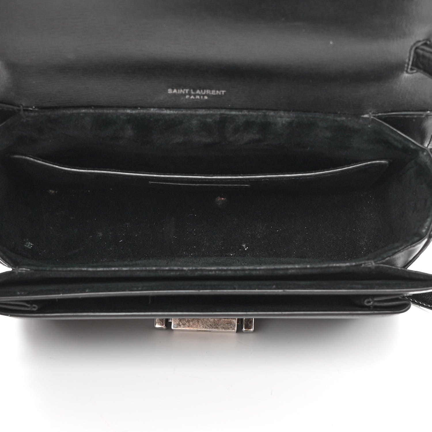 Saint Laurent Calfskin Medium Bellechasse Satchel Black 5 of 20