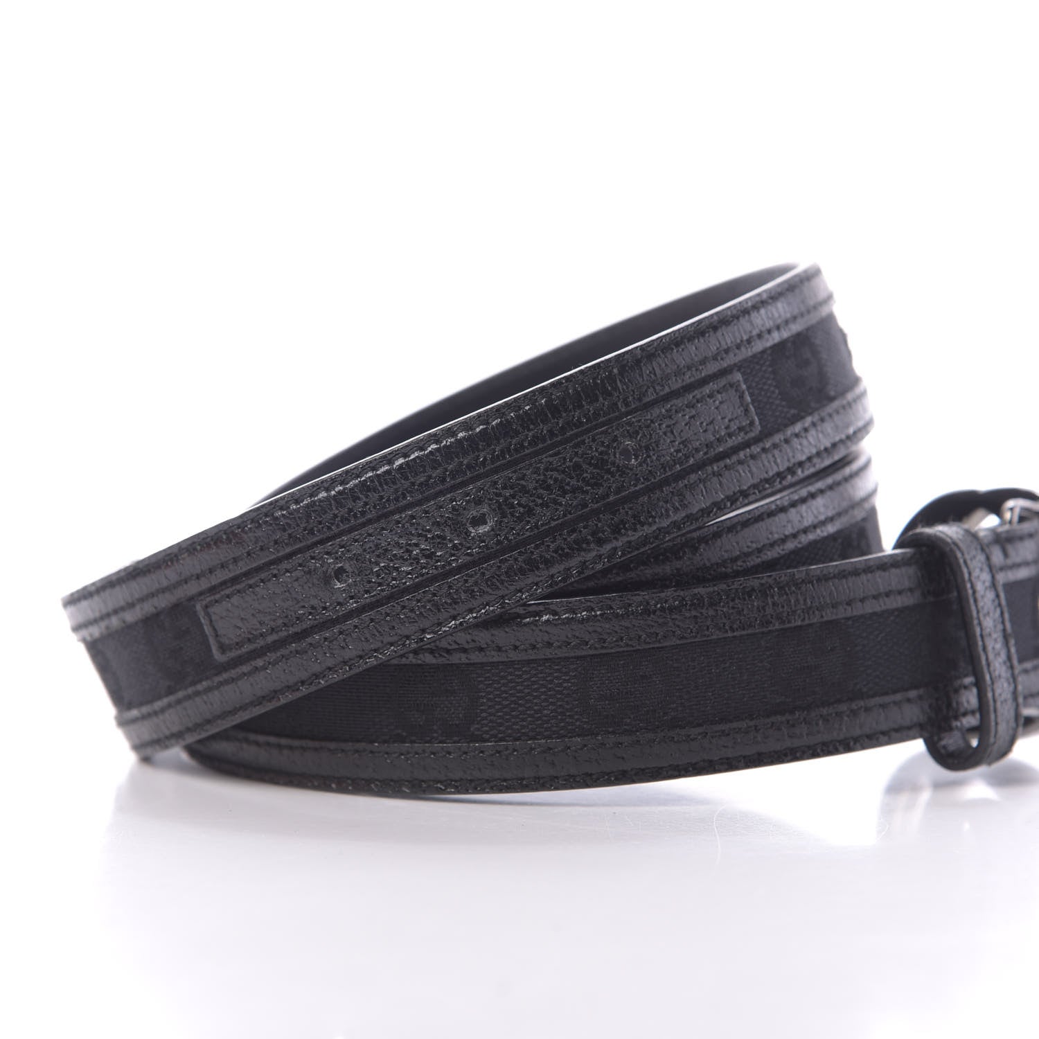 Gucci Monogram Interlocking G Belt 90 36 Black 7 of 11