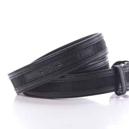 Gucci Monogram Interlocking G Belt 90 36 Black 7 of 11