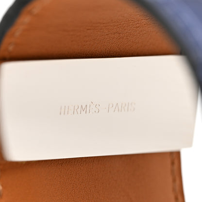 Hermes Shiny Alligator Collier De Chien CDC Bracelet S Bleu Saphir 5 of 5