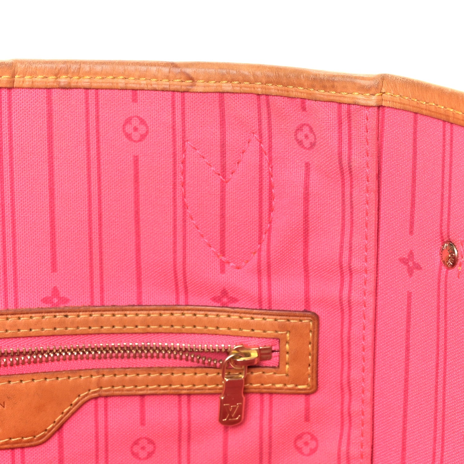Louis Vuitton Monogram Roses Neverfull MM 11 of 13