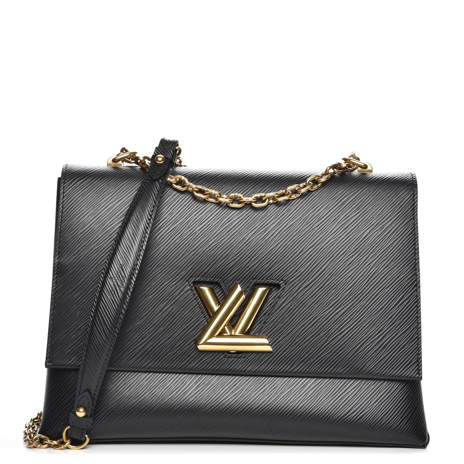 Louis Vuitton Epi Twist Shoulder Bag GM Black 1 of 7