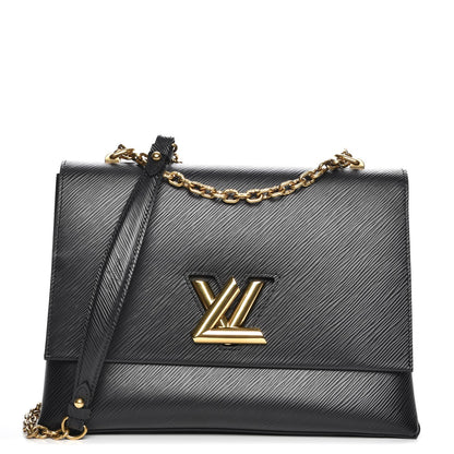 Louis Vuitton Epi Twist Shoulder Bag GM Black 1 of 7