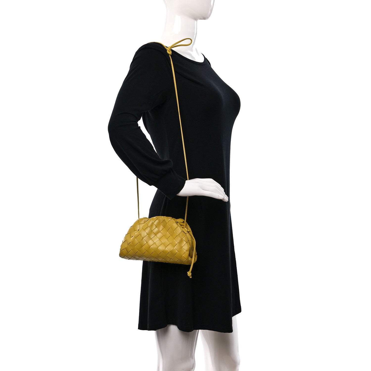 Bottega Veneta Nappa Intrecciato The Mini Pouch Buttercup 2 of 12