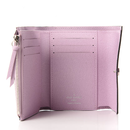 Louis Vuitton Epi Tropical Victorine Wallet Blue Rose 5 of 8