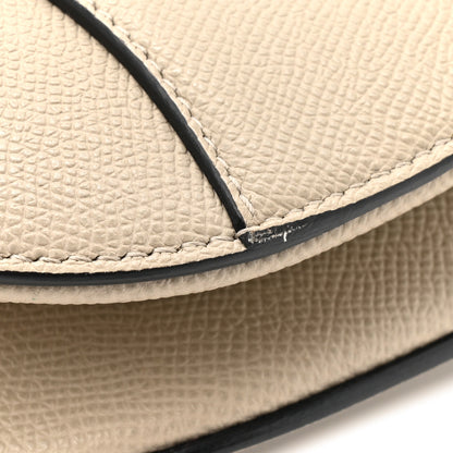 Christian Dior Grained Calfskin Saddle Bag With Strap Sable 11 of 14