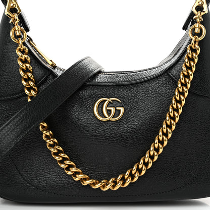 Gucci Goatskin Small Aphrodite Shoulder Bag Black 7 of 9