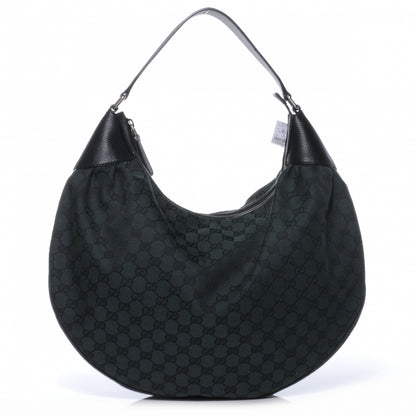Gucci Monogram Large Hobo Green 1 of 7