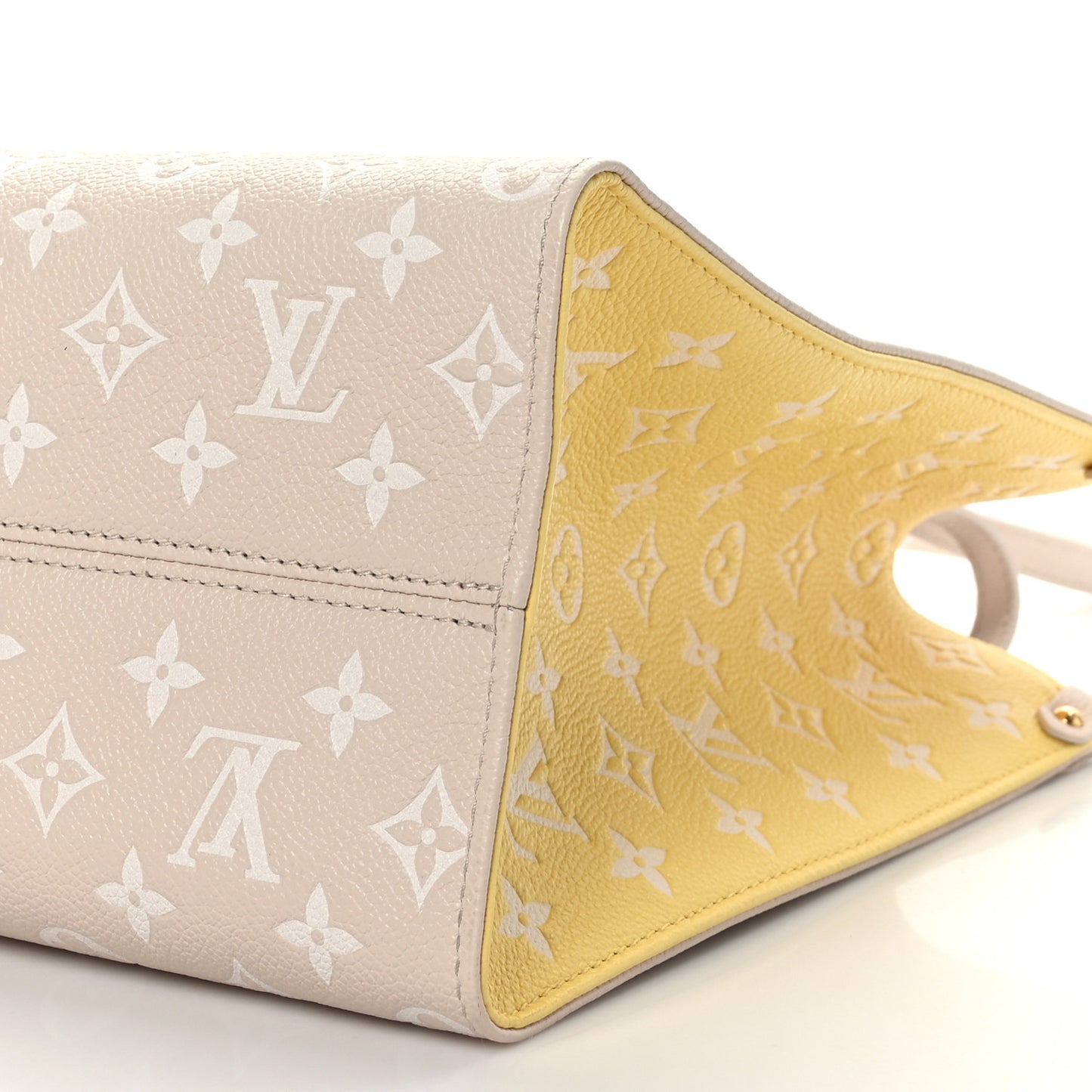 Empreinte Monogram Spring In The City Onthego MM Beige Pink Yellow