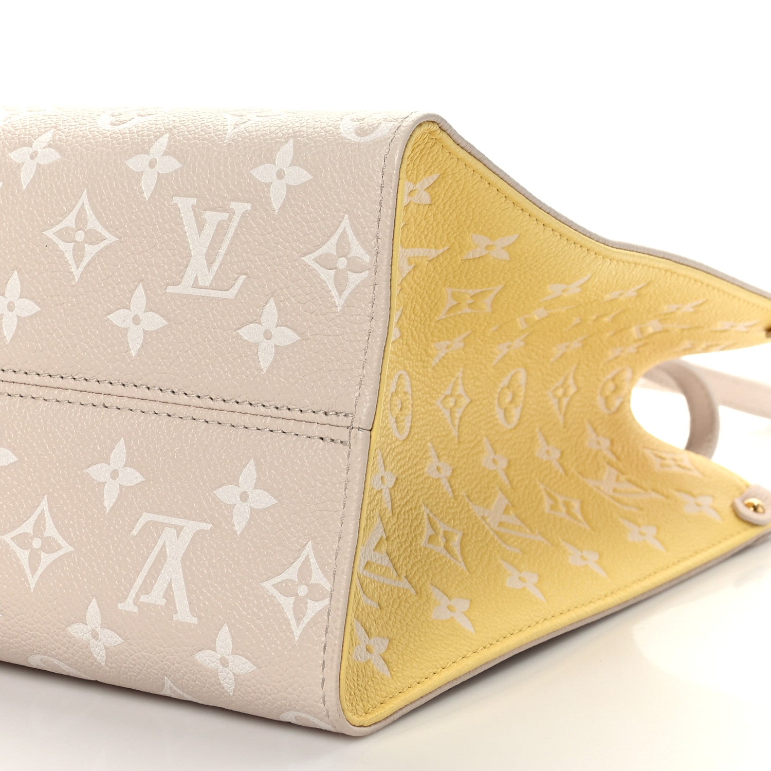 Louis Vuitton Empreinte Monogram Spring In The City Onthego MM Beige Pink Yellow 8 of 8