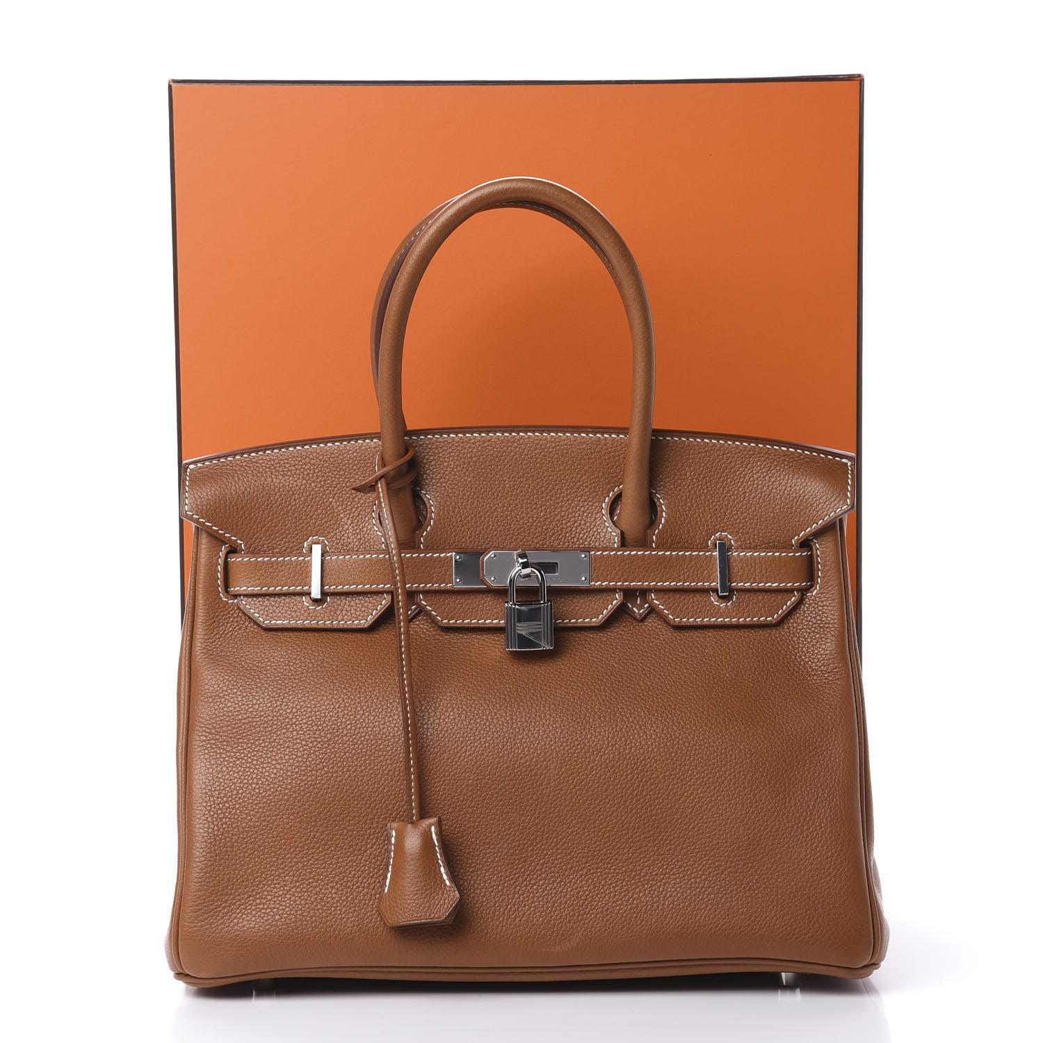 Hermes Natural Barenia Faubourg Birkin 30 Fauve 12 of 12