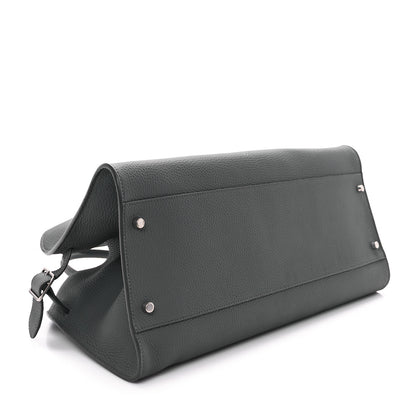 The Row Grained Calfskin EW Margaux Timouse Grey 4 of 9
