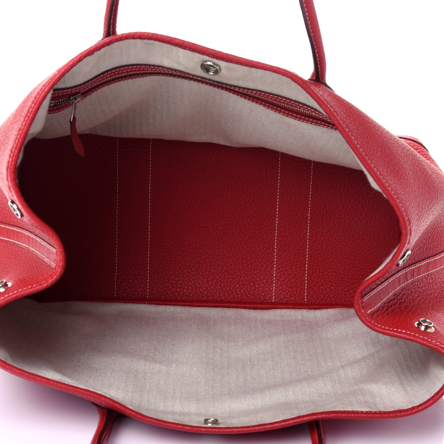 Hermes Vache Country Garden Party 36 MM Rouge Casaque 5 of 10