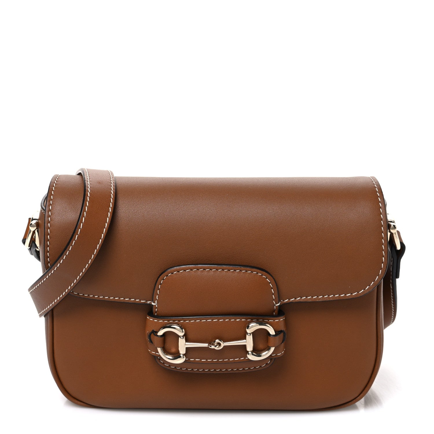 Gucci Arabella Calfskin Horsebit 1955 Soft Small Shoulder Bag Sundial 1 of 10