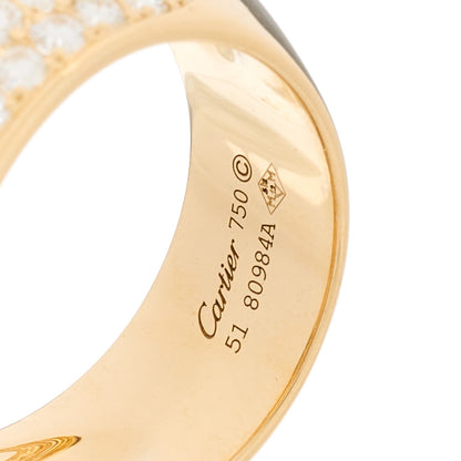 Cartier 18K Yellow Gold Diamond Panthere Griffe Ring 51 5.75 6 of 6