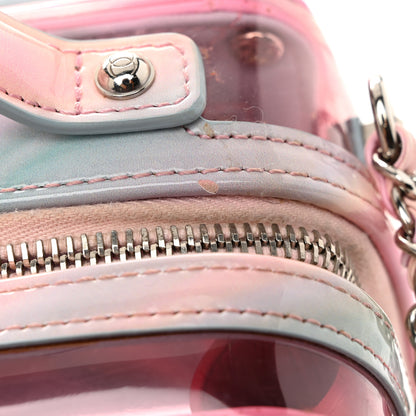 Chanel PVC Patent Calfskin Patent Lambskin Small CC Vanity Case Pink 12 of 12