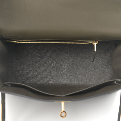 Hermes Togo Kelly Retourne 28 Vert Maquis 5 of 11
