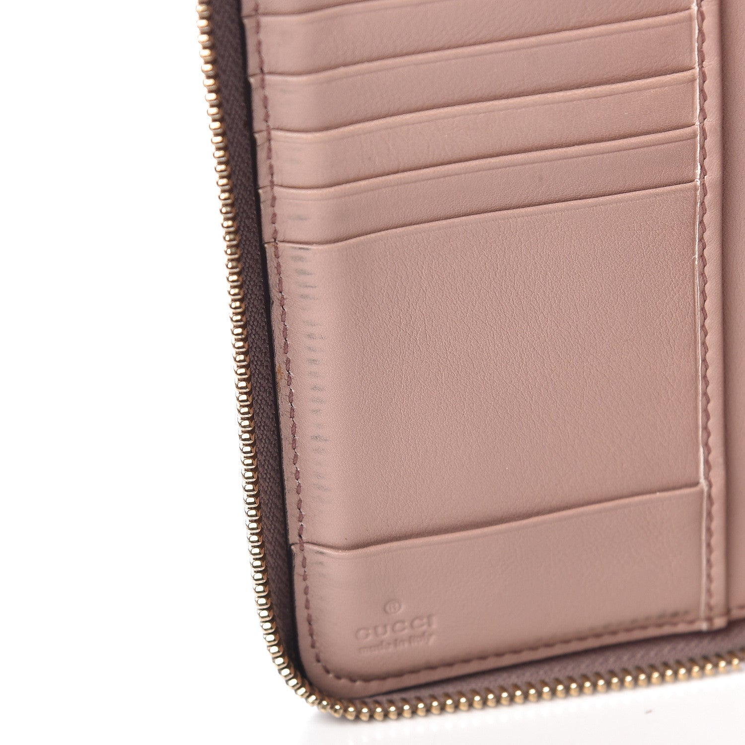 Gucci Patent Medium Soho Zip Around Wallet Dark Cipria 8 of 11