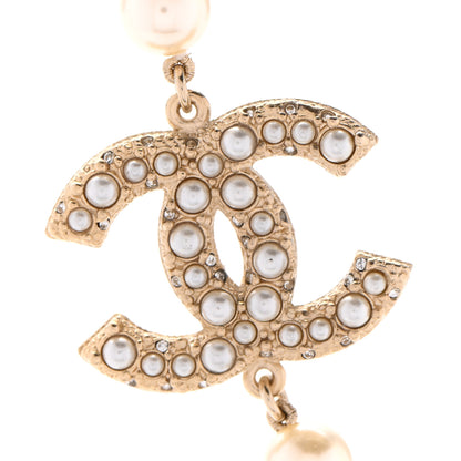 Chanel Pearl CC 100th Anniversary Necklace Light Gold 5 of 6