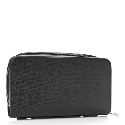Louis Vuitton Taiga Zippy XL Wallet Black 3 of 8