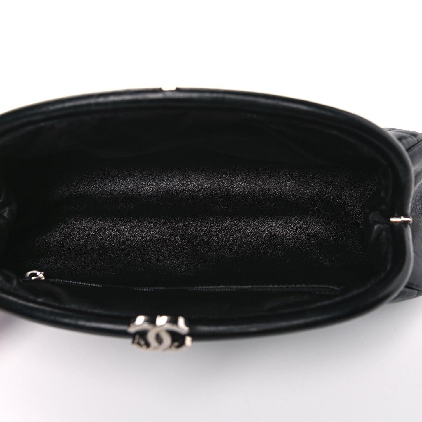 Lambskin Quilted Timeless Clutch Black