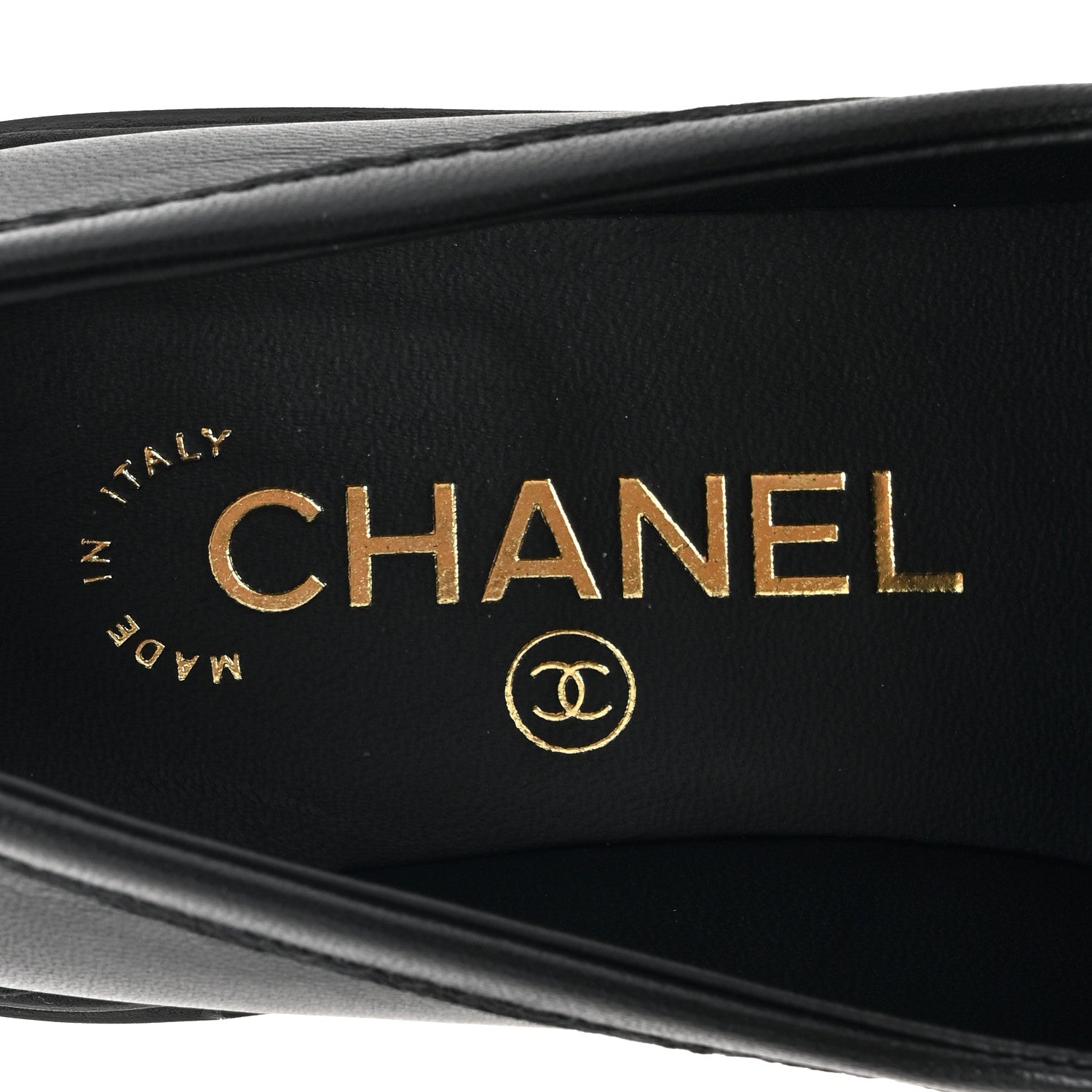 Chanel Lambskin Quilted CC Turnlock Loafers 35.5 Black 7 of 9