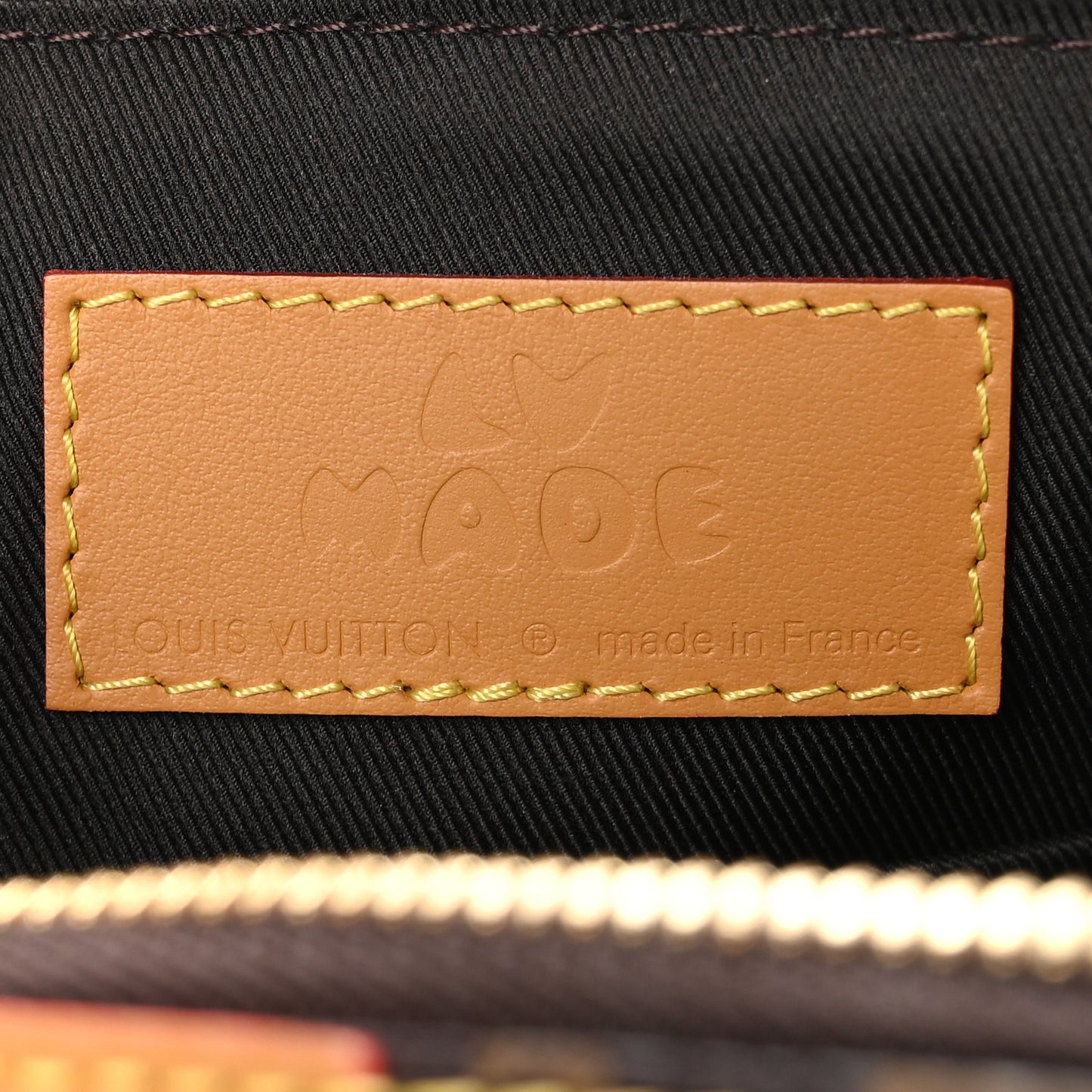 X NIGO Reverse Monogram Stripes City Keepall Bandouliere Brown