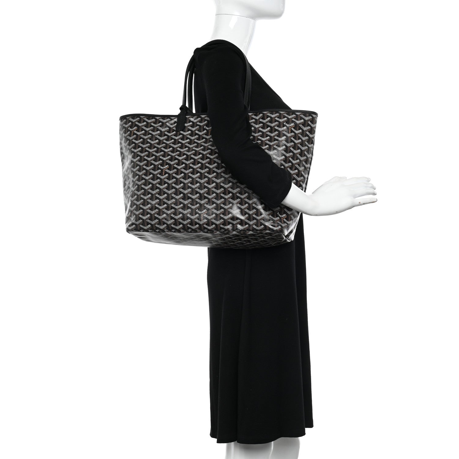 Goyard Goyardine Saint Louis PM Black 2 of 11