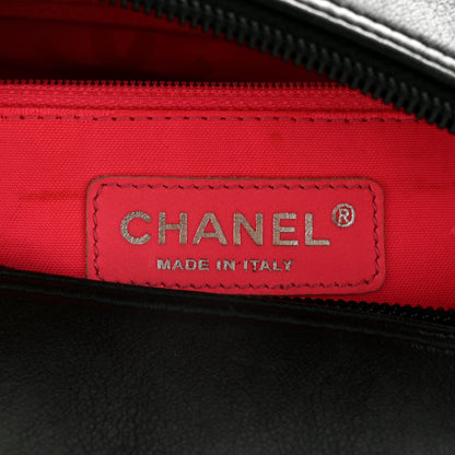 Chanel Calfskin Quilted Large Cambon Bowler Black 6 of 10