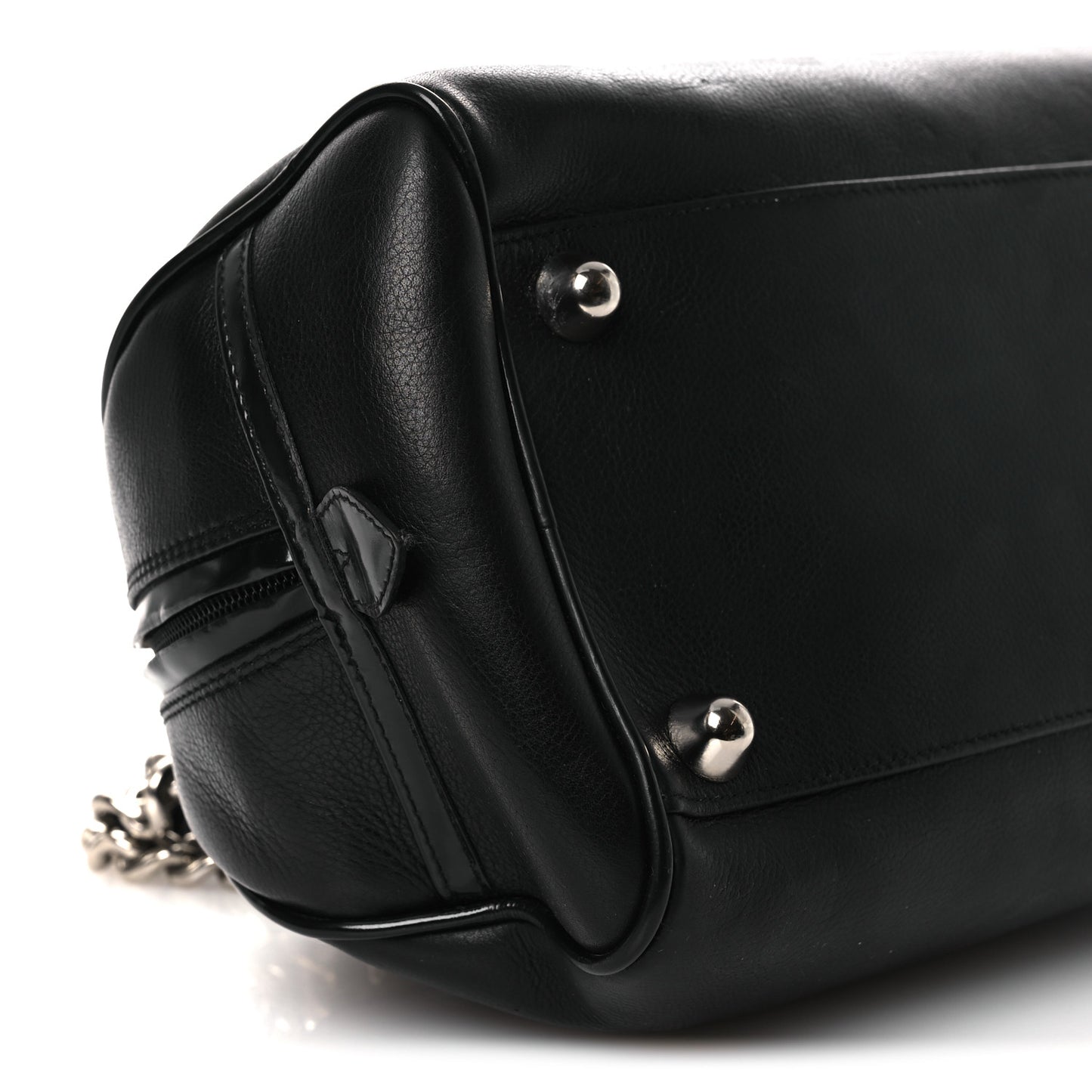 Calfskin Gambler Dice Bowler Black