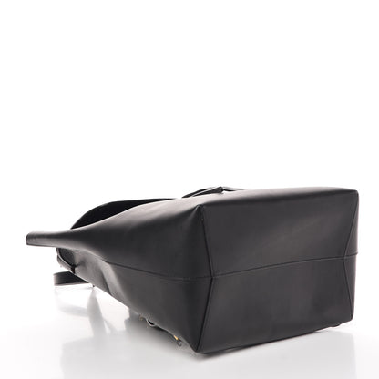 Mansur Gavriel Vegetable Tanned Calfskin Backpack Black Flamma 4 of 8