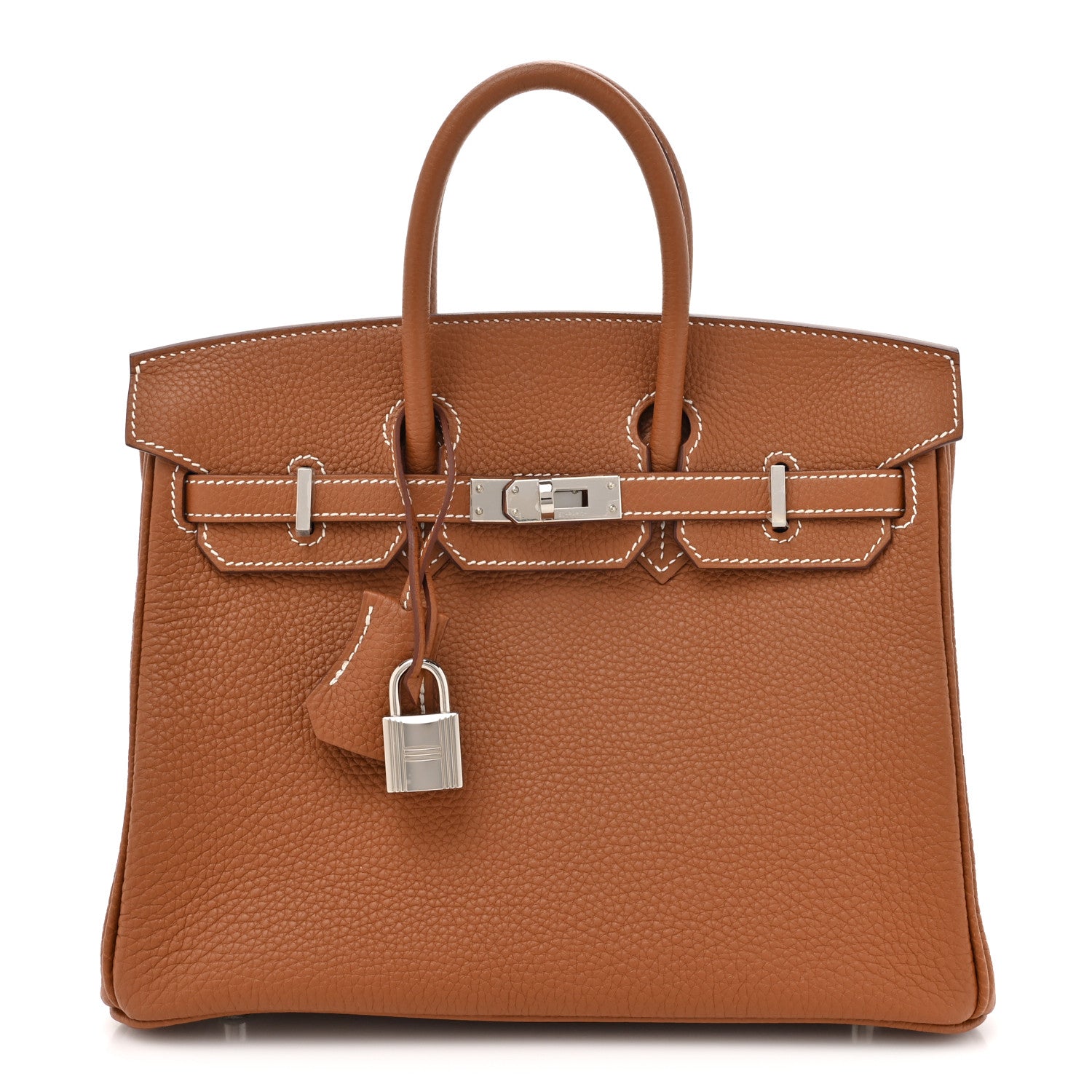 Hermes Togo Birkin 25 Gold 1 of 11