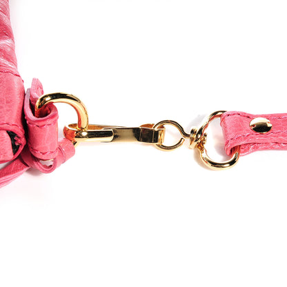 Balenciaga Agneau Giant 12 Gold Hardware Flat Handle Clutch Rose Bonbon 18 of 18