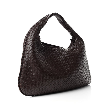 Bottega Veneta Nappa Intrecciato Large Veneta Hobo Ebano 4 of 10