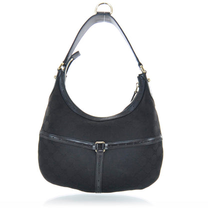 Gucci Monogram Reins Hobo Black 4 of 9