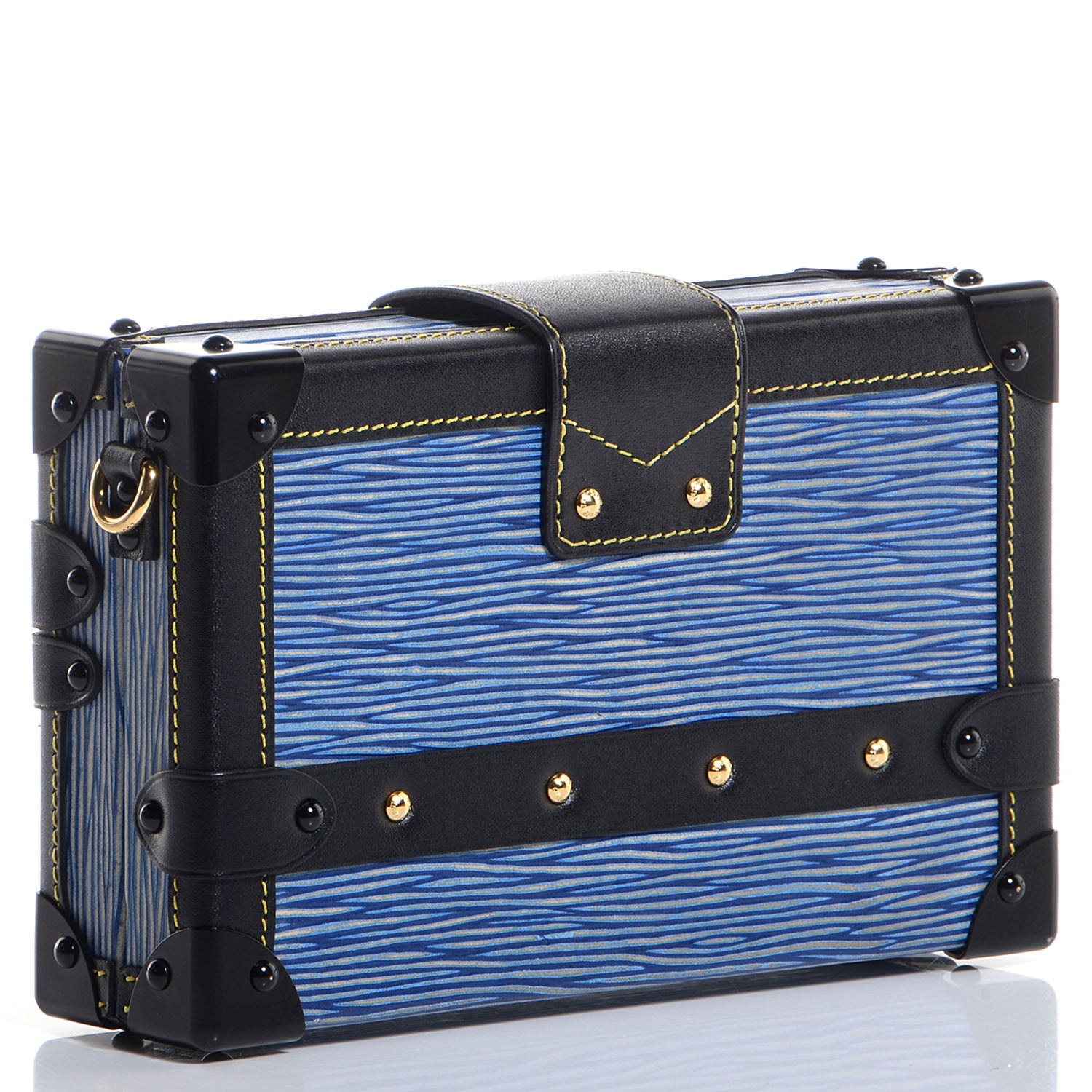 Louis Vuitton Epi Petite Malle Denim Light 3 of 9