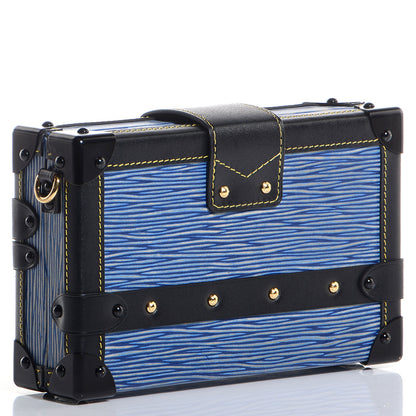 Louis Vuitton Epi Petite Malle Denim Light 3 of 9
