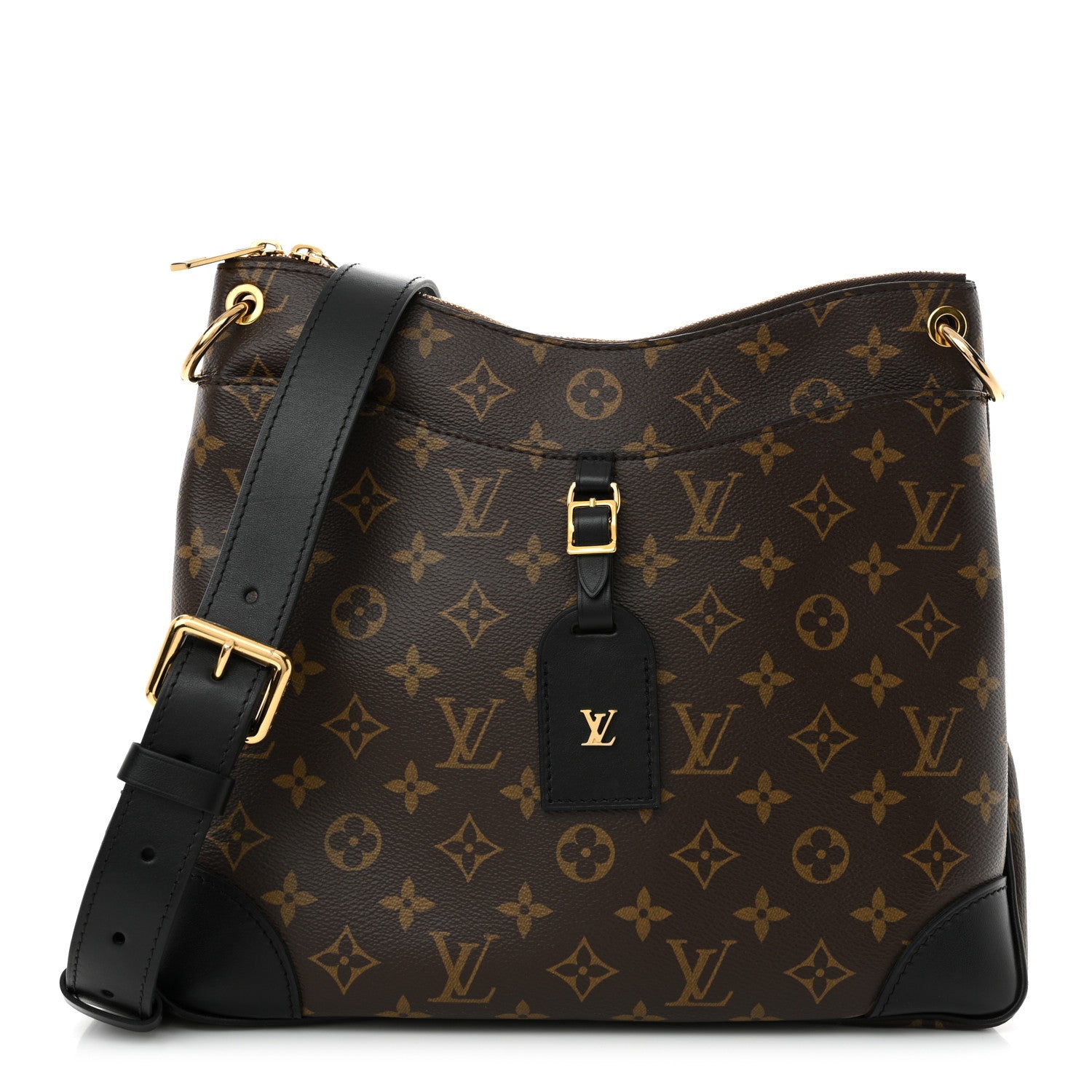 Louis Vuitton Monogram Odeon MM Black 1 of 11