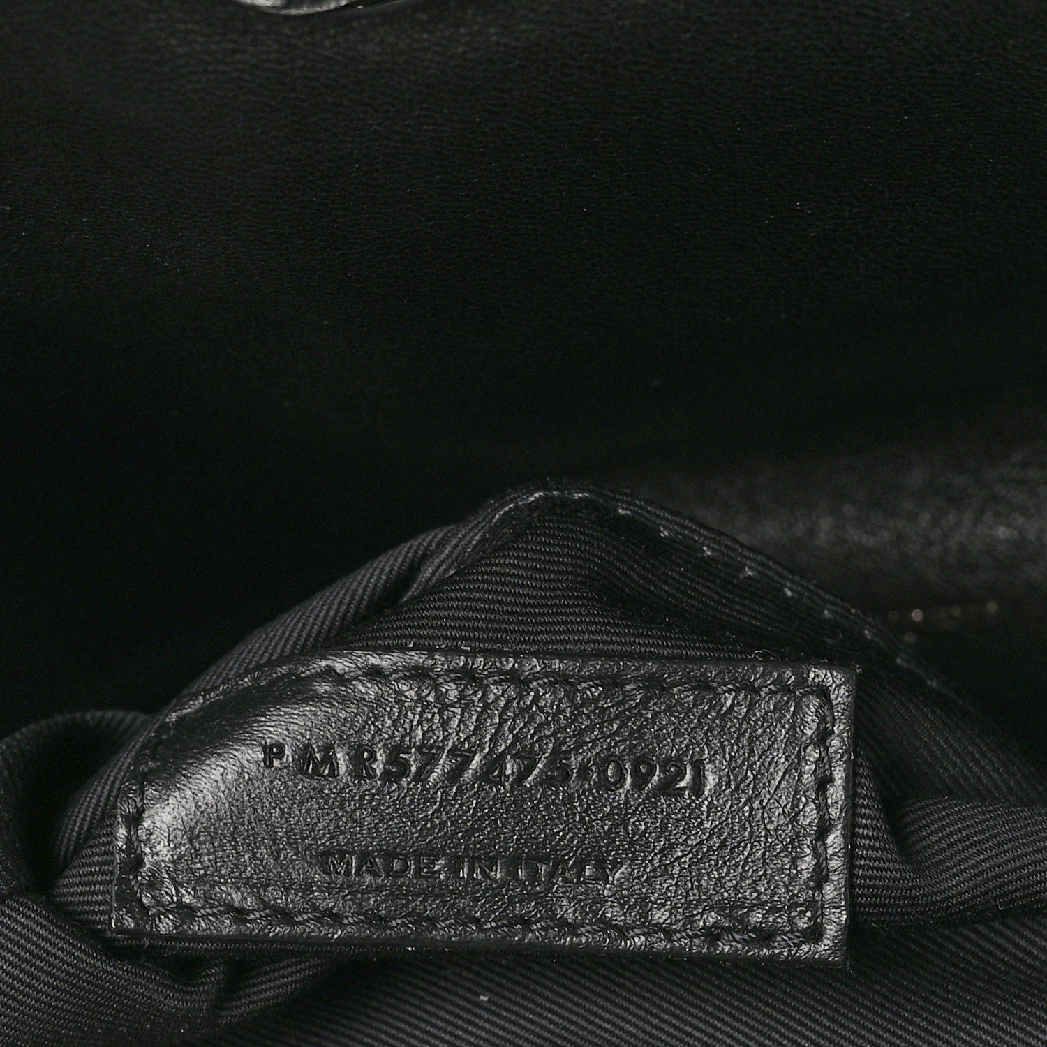 Saint Laurent Lambskin Quilted Monogram Monochrome Medium Loulou Puffer Chain Satchel Black 7 of 10
