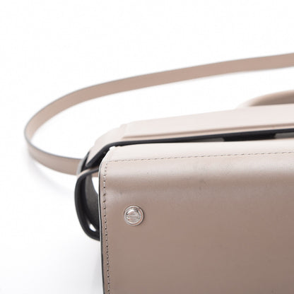Givenchy Smooth Calfskin Small Horizon Satchel Taupe Grey 13 of 13