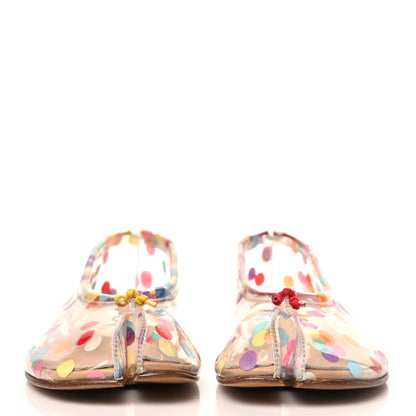 Maison Margiela PVC Confetti Printed Tabi Ballerina Flats 39 Multicolor 3 of 8