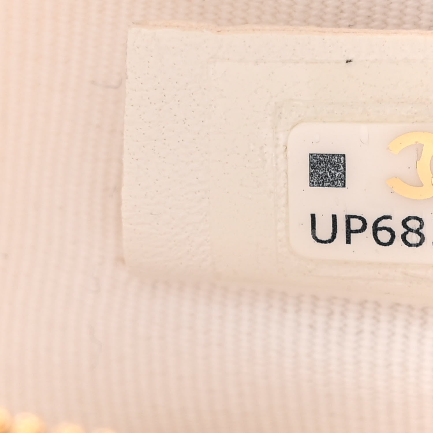 Chanel Canvas Calfskin Tennis Racket Mini Bag White Black 8 of 11