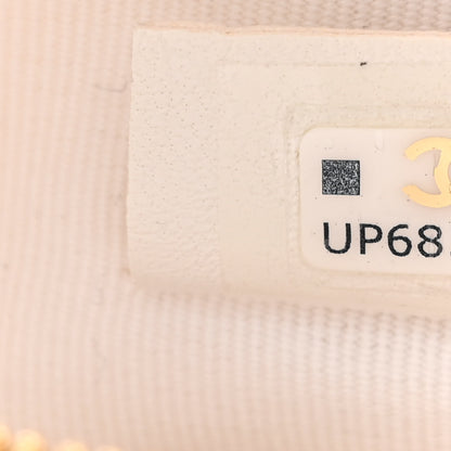 Chanel Canvas Calfskin Tennis Racket Mini Bag White Black 8 of 11