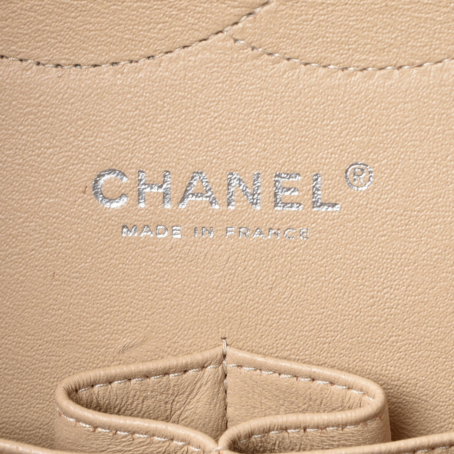 Chanel Caviar Quilted Jumbo Double Flap Beige Clair 7 of 8