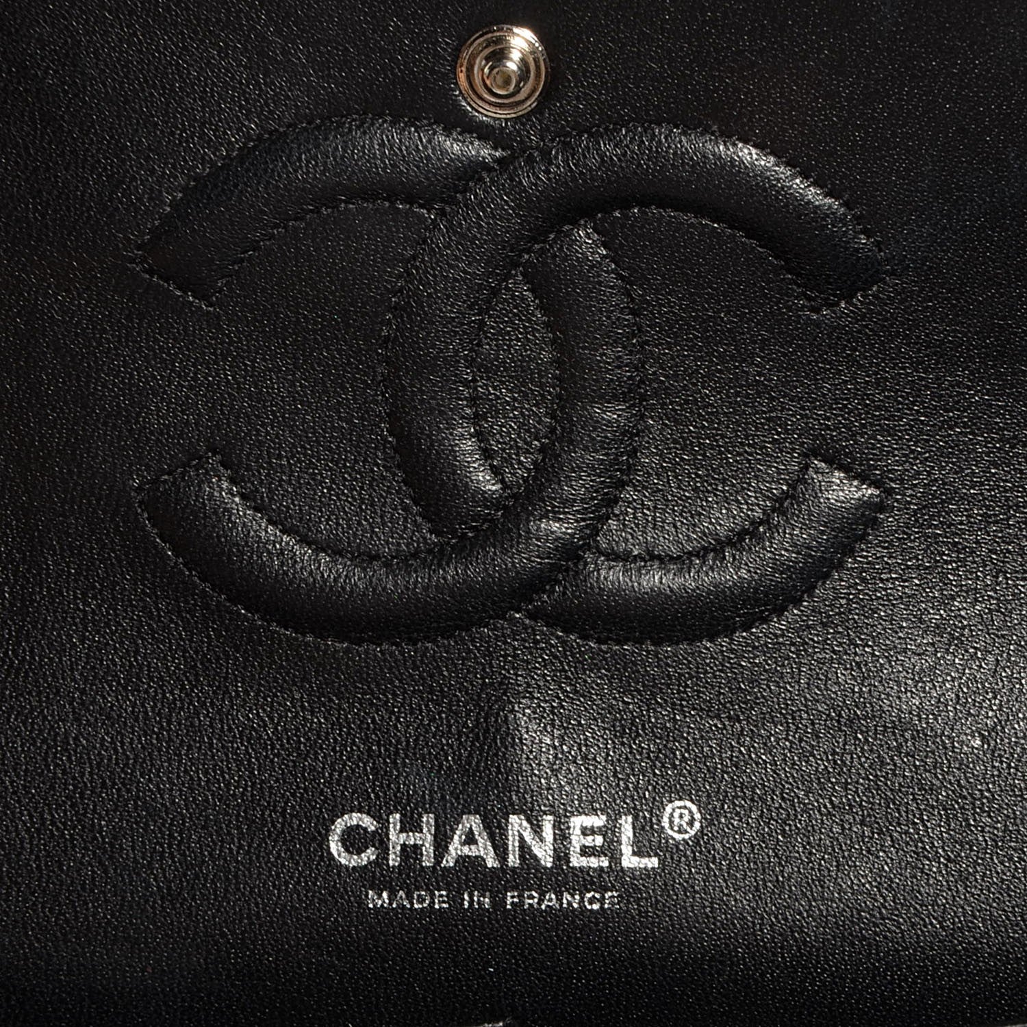 Chanel Caviar Quilted Medium Double Flap Black 7 of 9