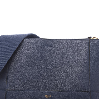 Celine Soft Grained Calfskin Sangle Bucket Bag Deep Blue 9 of 11