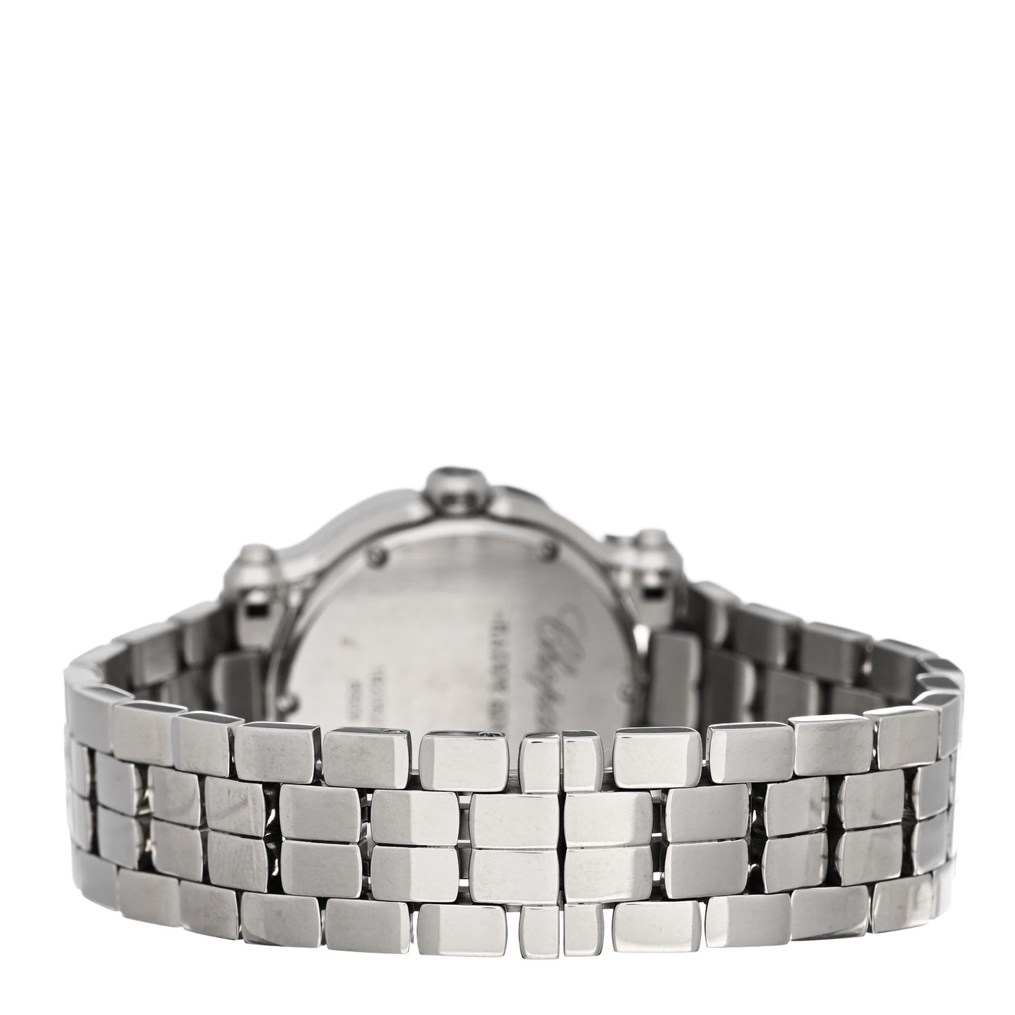 Stainless Steel Diamond Bezel 30mm Happy Sport Quartz Watch
