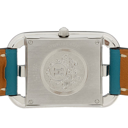 Hermes Stainless Steel Swift 23mm Cape Cod Quartz Watch Blue Jean 4 of 5