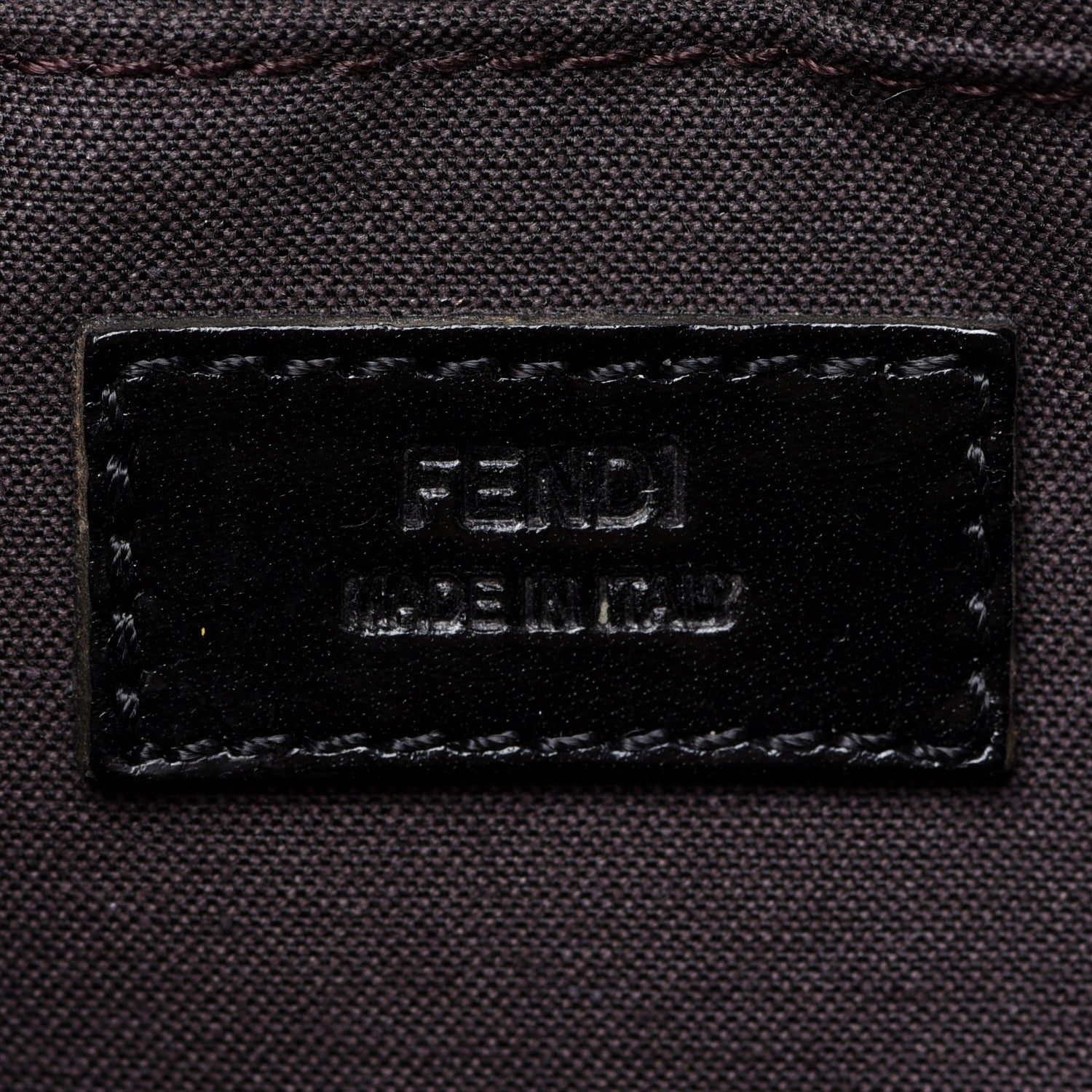 Fendi Zucchino Spalmati Forever Pochette Black 6 of 9